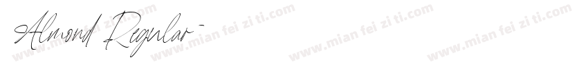 Almond Regular字体转换